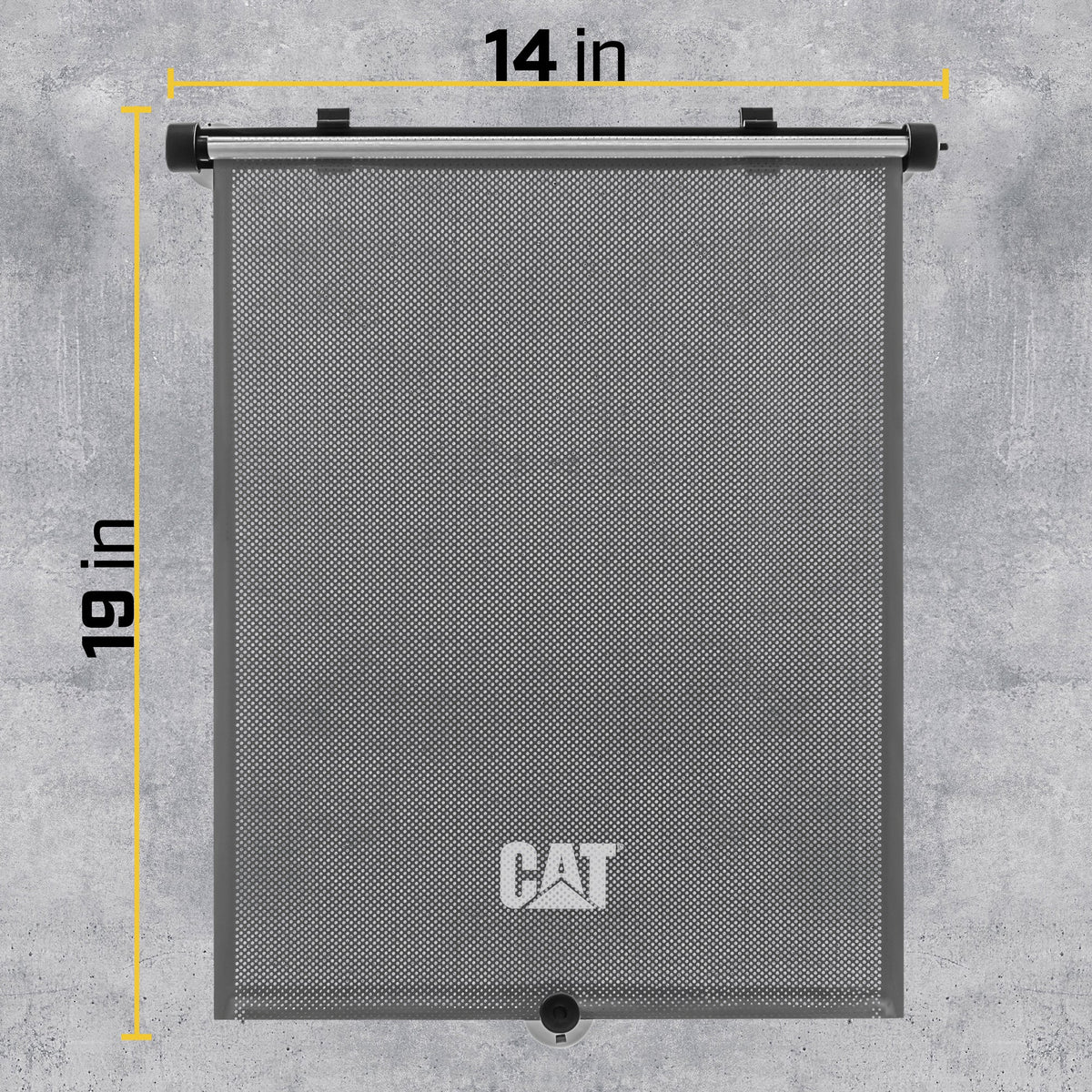 Caterpillar UVProtect Sun Shade for Car Side Window, UV Shield for Infant Baby All Passengers, Universal & Retractable Pull-Down Roller Sunshade