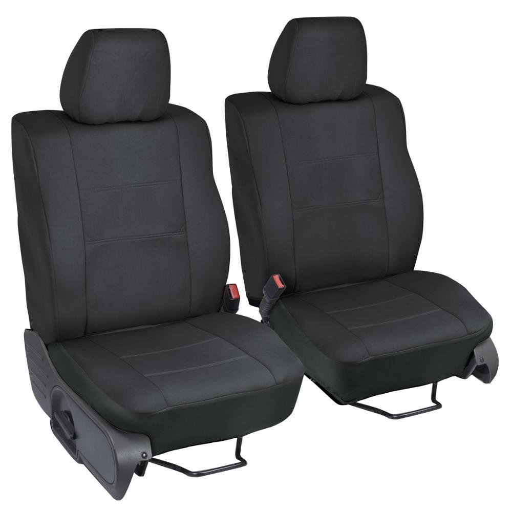 BDK 2-Pack PolyCustom EasyWrap Front Seat Covers for Ford F-150 Crew Cab (2004 - 2008)