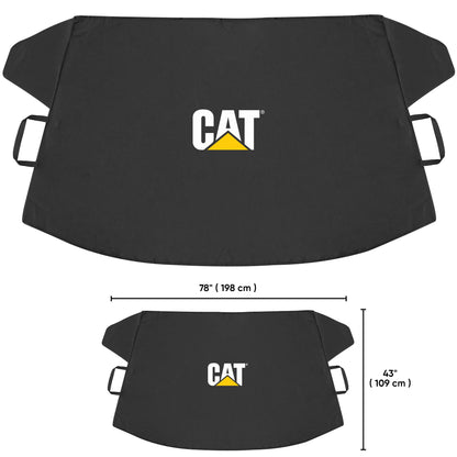 Cat® Windshield Snow Cover, Toughest Car Frost Protector for Ice & Sleet, Weatherproof for Winter, Includes Anti-Theft Straps, Freeze Protector