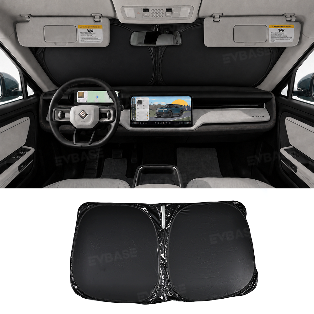 EVBASE Windshield Sunshade for Rivian R2 Front Window Shade Sun Protection Heat Insulation