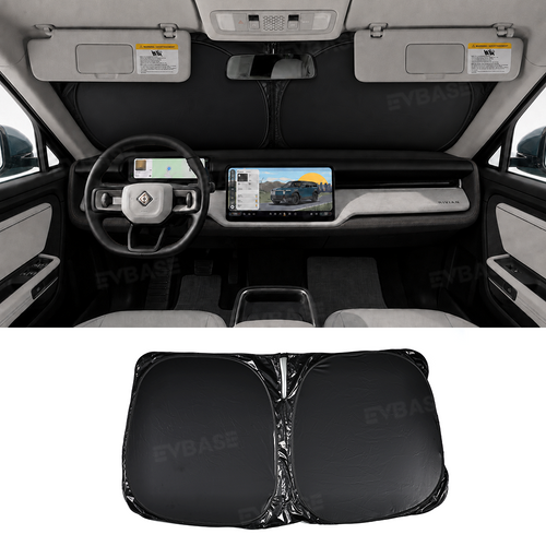 EVBASE Windshield Sunshade for Rivian R2 Front Window Shade Sun Protection Heat Insulation