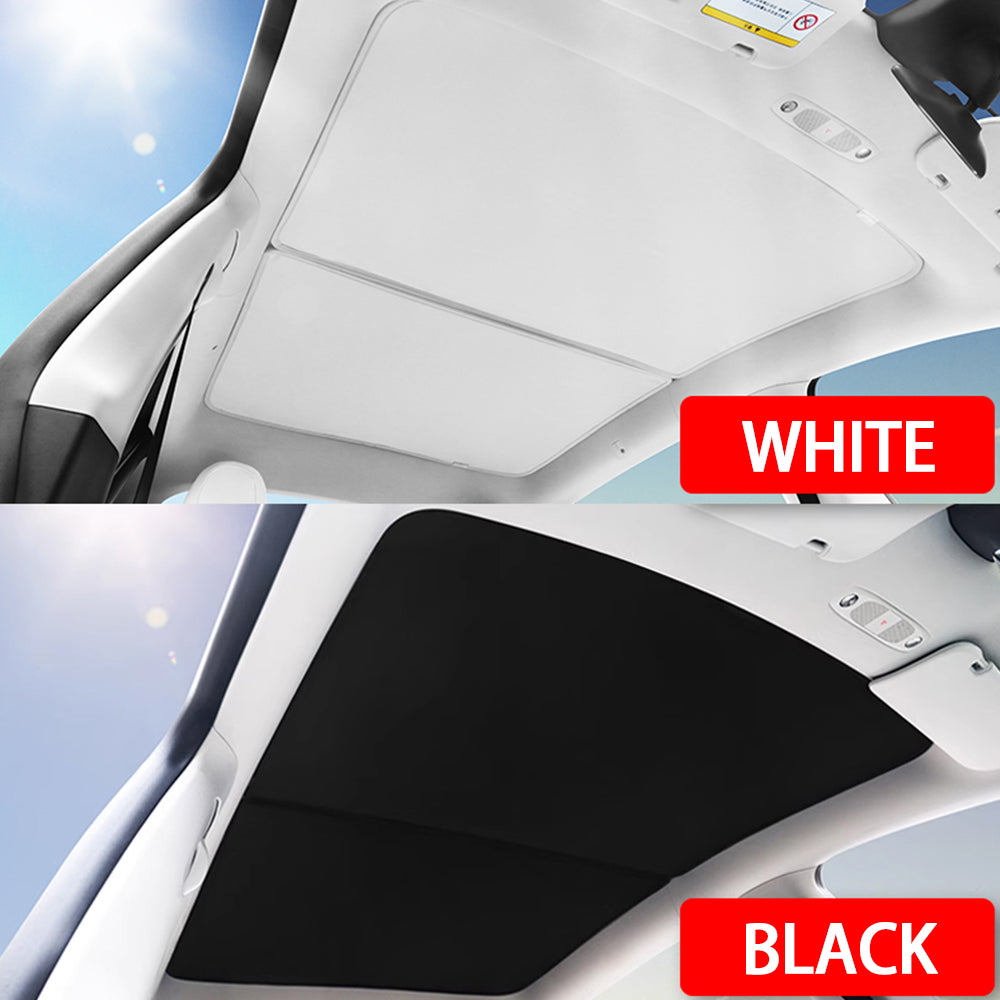 EVBASE Model Y Sunshade Glass Roof Sun Visor Heat Protection