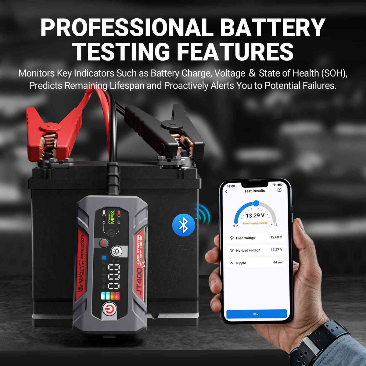 LOKITHOR JT400 CCA Jump Starter 2500A With EVA Case
