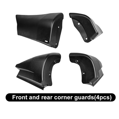 EVBASE Model Y Juniper Front & Rear Mud Flaps Corner Guards OEM-Style Splash Guards Corner Protectors