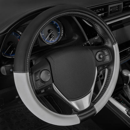 CAT ErgoDrive Faux Leather Steering Wheel Cover (Fits 14.5" - 15.5")