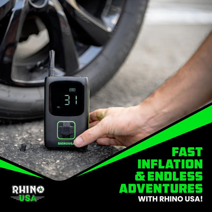 Rhino USA 150 PSI Portable Tire Inflator