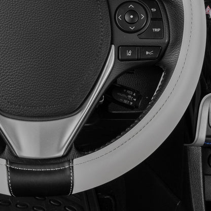 CAT ErgoDrive Faux Leather Steering Wheel Cover (Fits 14.5" - 15.5")