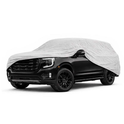 BDK Single Layer Poly Vehicle Cover for Cars, SUVs, Trucks, Vans - Universal Fit, All Weather - XL3 (Up to 225" L x 80" W x 63" H)