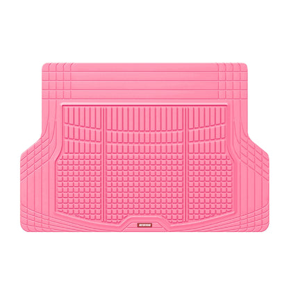 Motor Trend FlexTough Rear Cargo Mat – Heavy-Duty Trimmable Car Trunk Mat for Back of SUV, Universal Rear Cargo Liner for SUV, Flexible Trunk
