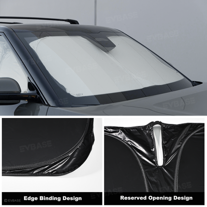 EVBASE Windshield Sunshade for Rivian R2 Front Window Shade Sun Protection Heat Insulation