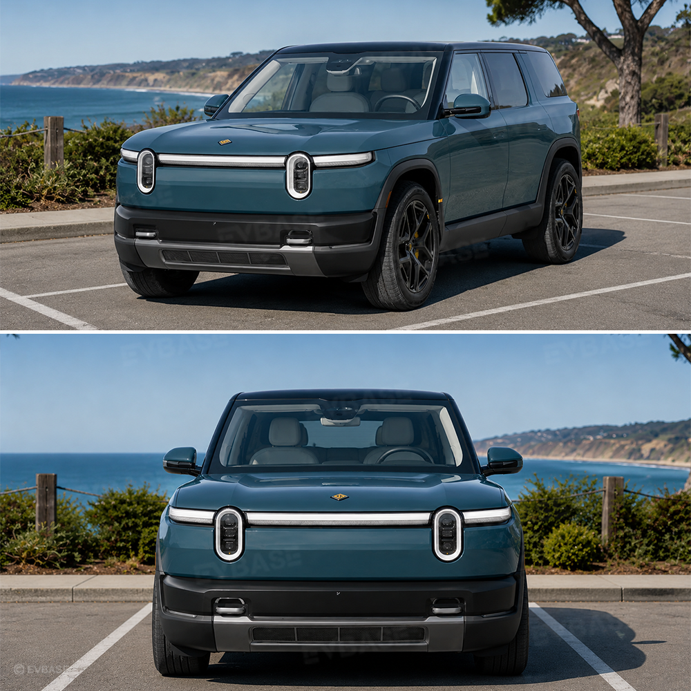 EVBASE Grille Mesh Insert for Rivian R2 Front Bumper Radiator Protective Mesh Grille Panel Bug & Debris Screen
