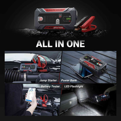 LOKITHOR JT400 CCA Jump Starter 2500A With EVA Case
