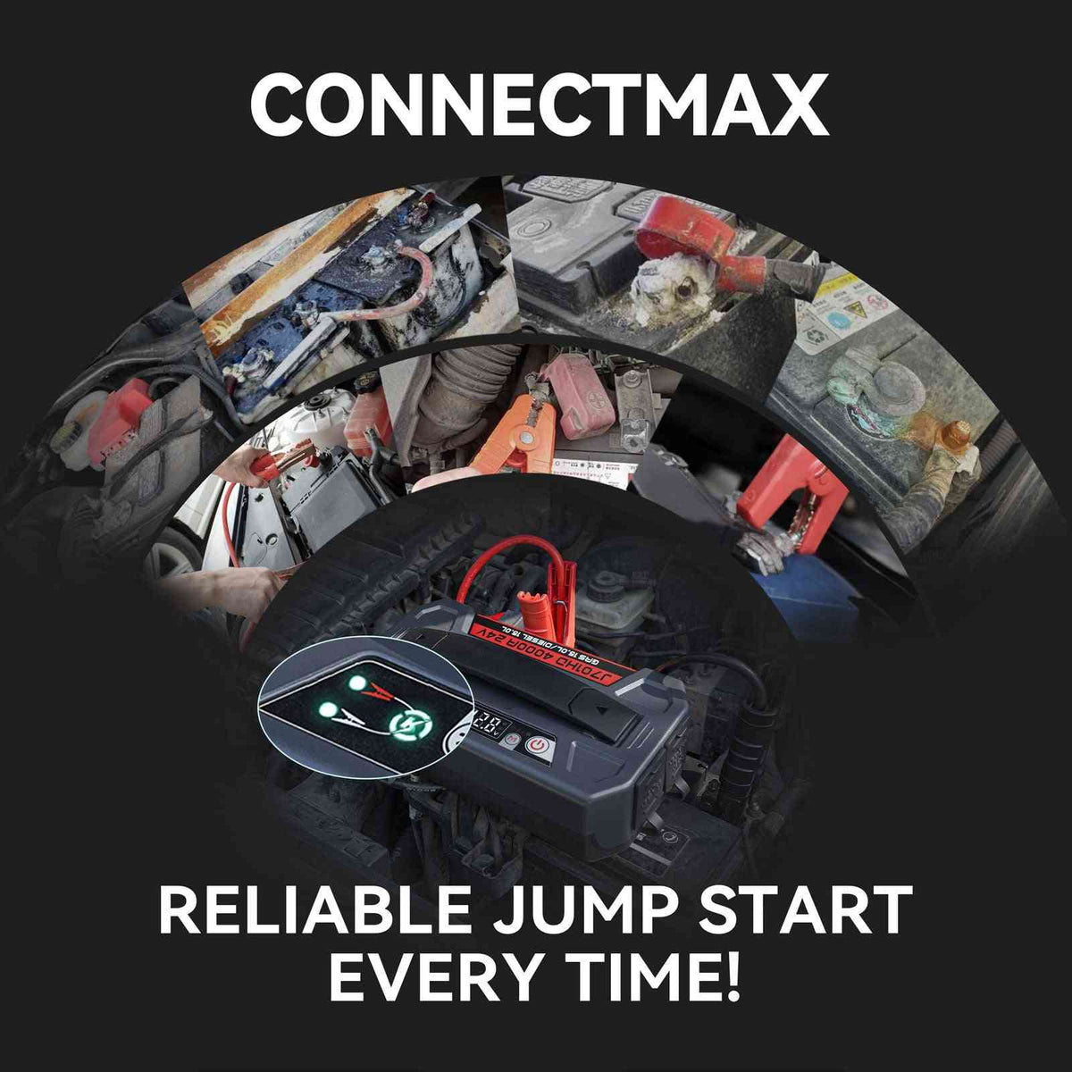 LOKITHOR J701HD LiPO 24V 207.2Wh 4000A Jump Starter with ConnectMax