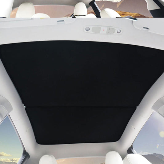 EVBASE Model Y Sunshade Glass Roof Sun Visor Heat Protection