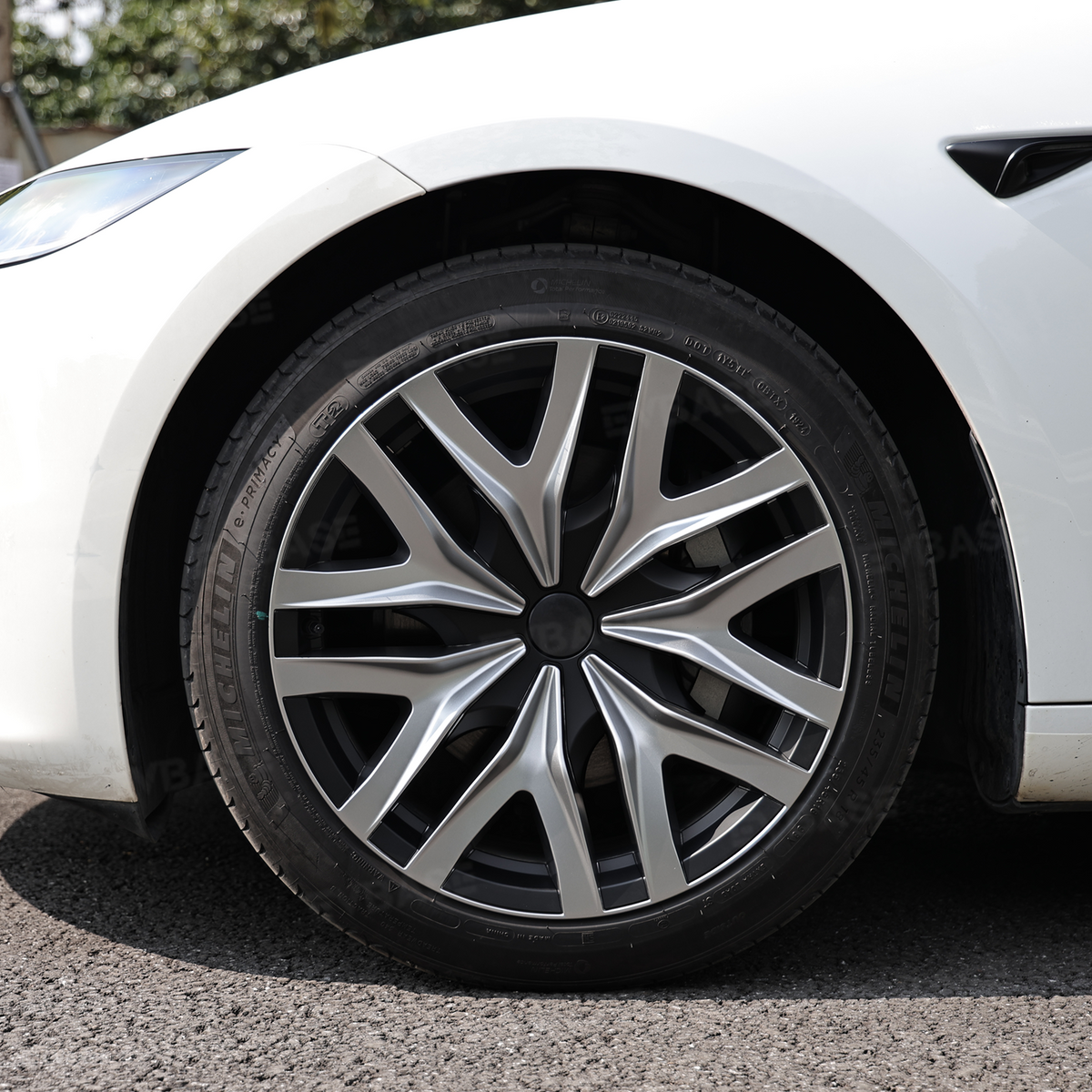 EVBASE Model 3 Highland Wheel Covers 18" Photon Wheels Hubcaps Inspired By Model Y Performance