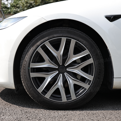 EVBASE Model 3 Highland Wheel Covers 18" Photon Wheels Hubcaps Inspired By Model Y Performance