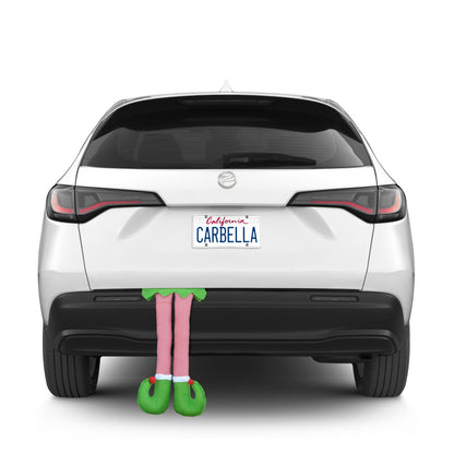 Carbella Trunk/Cargo Holiday Elf Legs Decoration