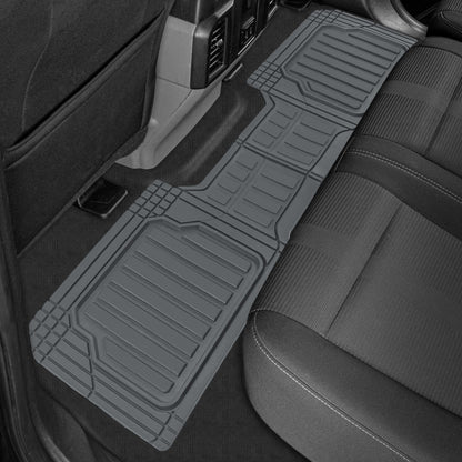 CAT 3-Piece ToughLiner Front Floor Mats and Rear Floor Mats - Heavy Duty, All Weather, Trim to Fit