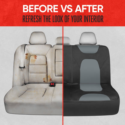 MotorTrend AquaShield Water-Proof Two-Tone Neoprene Rear Seat Covers