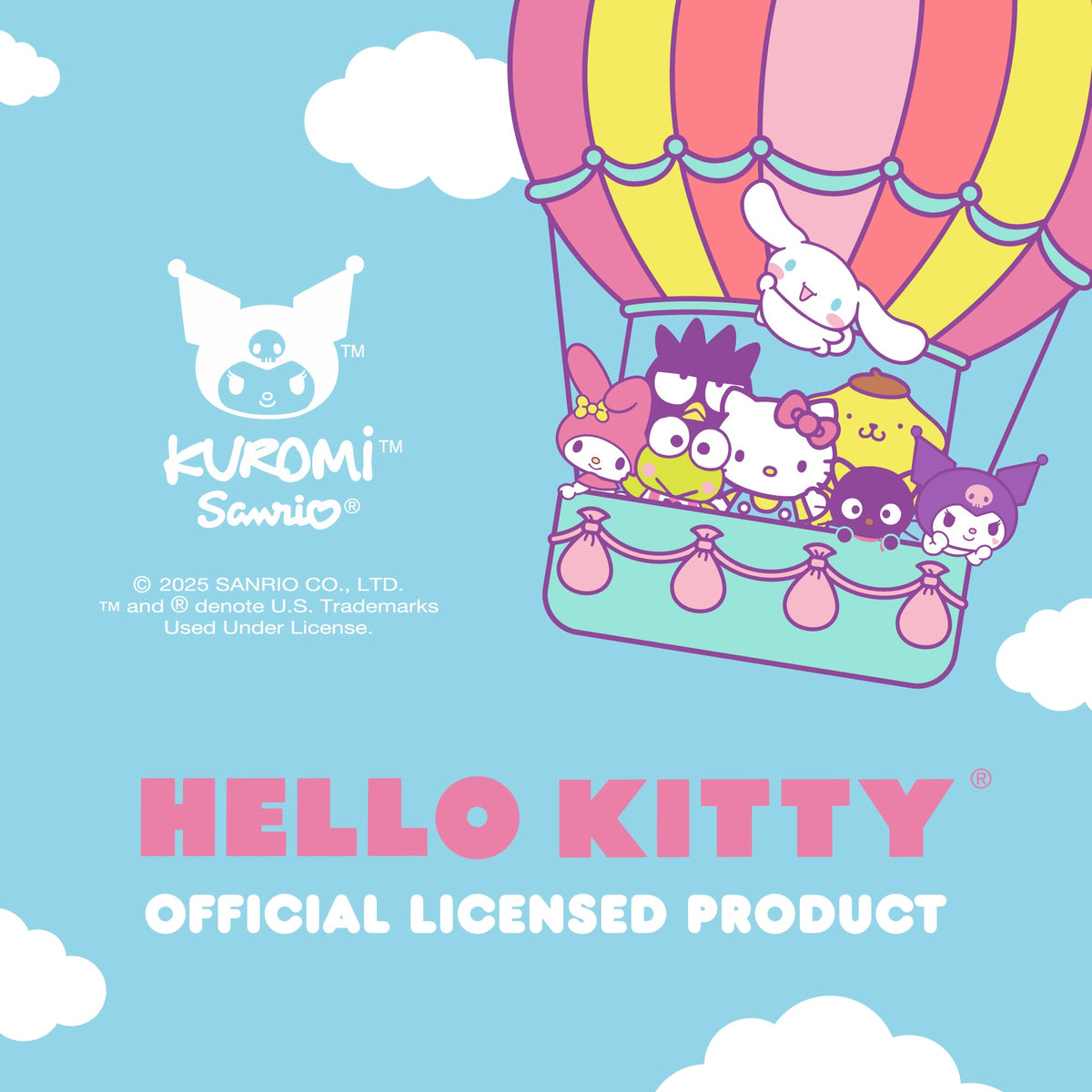 Sanrio Kuromi Car Trunk Organizer and Storage Bin - Collapsible Compartment, Heavy Duty, Fold Up for Easy Storage, Automotive Seat Cargo for