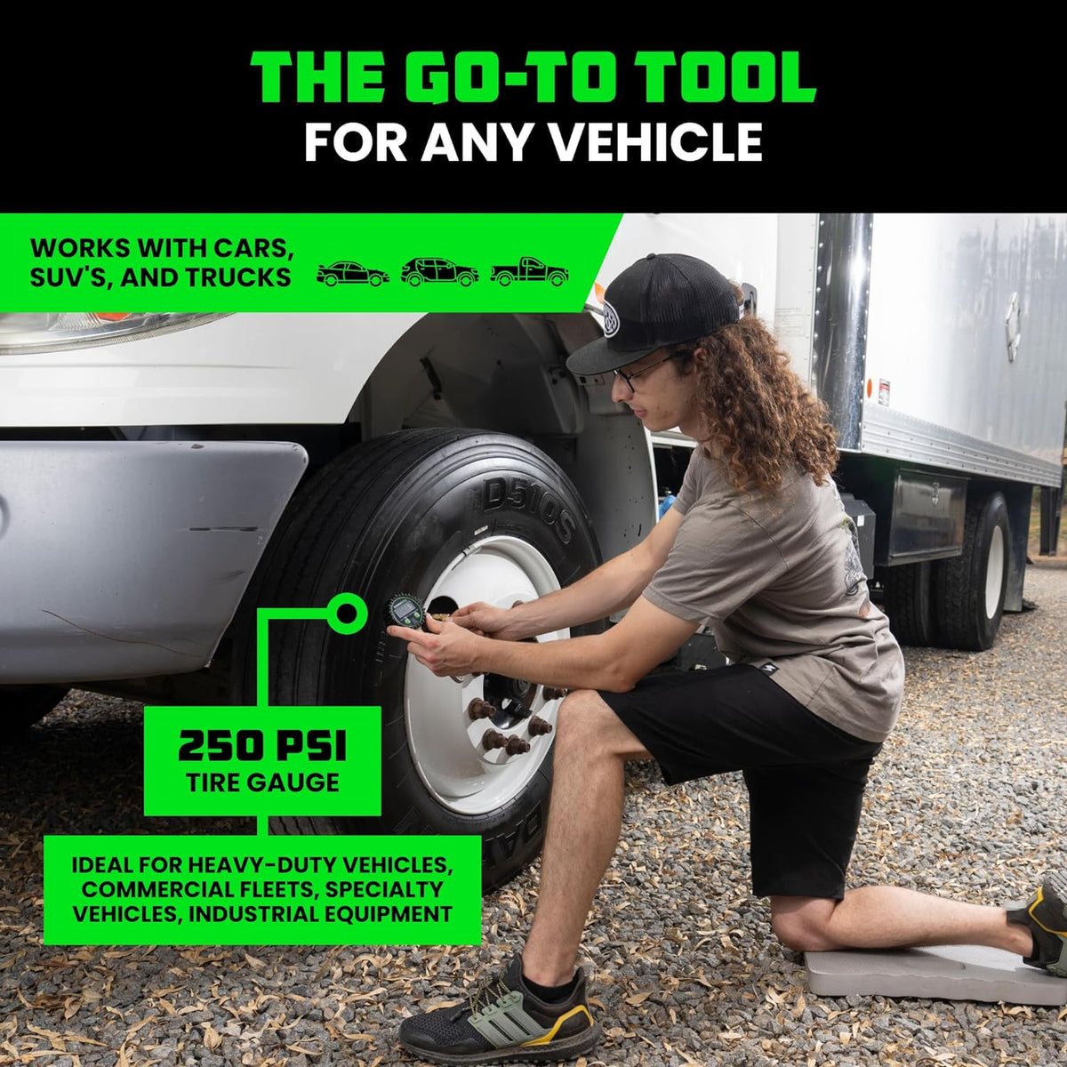 Rhino USA 250 PSI Digital Tire Gauge
