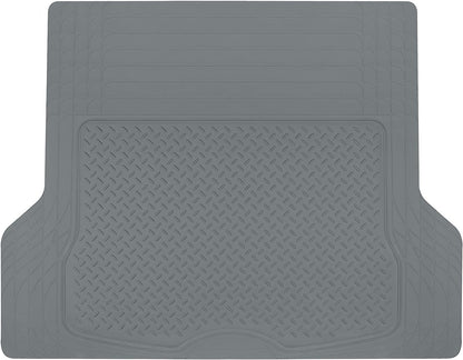 BDK Trunk/Cargo Rubber Liner - Heavy Duty, All Weather, Trim to Fit (53.8" x 43.2")