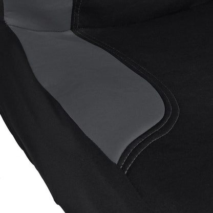 BDK 9-Piece UltraSleek Two-Tone Front Seat Covers and Rear Seat Covers