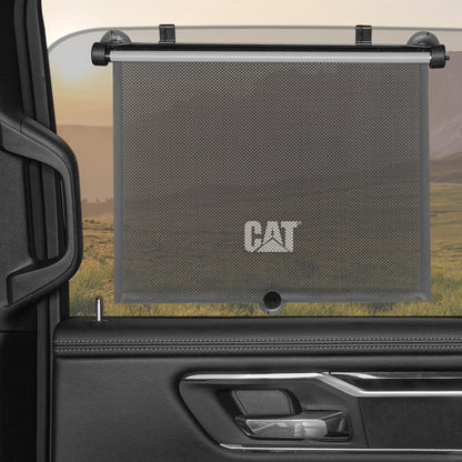 Caterpillar UVProtect Sun Shade for Car Side Window, UV Shield for Infant Baby All Passengers, Universal & Retractable Pull-Down Roller Sunshade