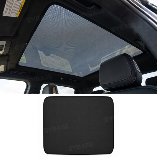 EVBASE Panoramic Glass Roof Sunshade for Rivian R2 Sunroof Shade UV Protection & Heat Insulation