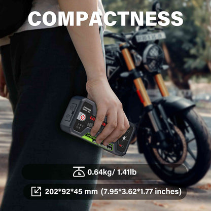 LOKITHOR J1350 PRO LiFePO4 Jump Starter 1350A with 30W Two-way Fast Charging for 6.5L Gas / 3.5L Diesel