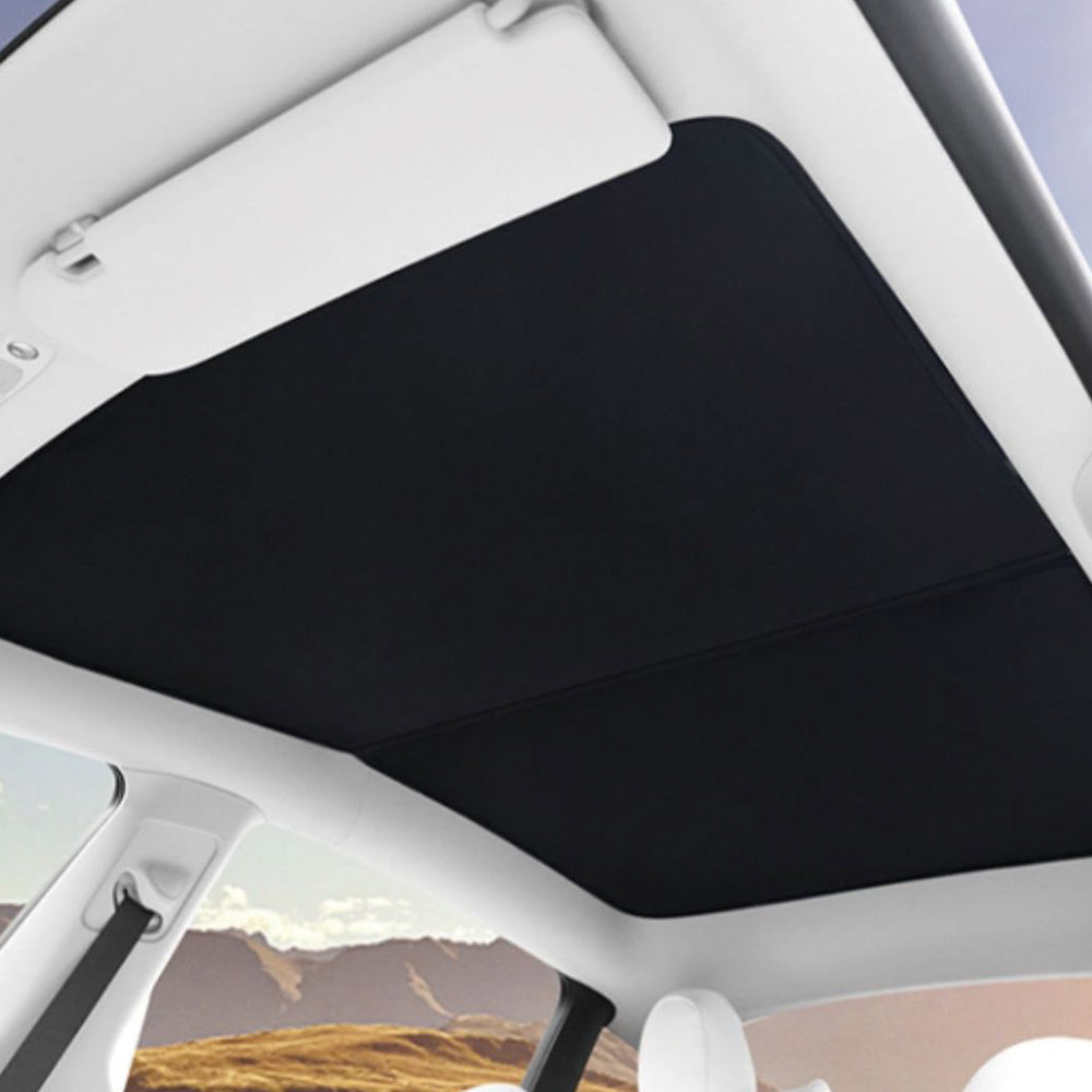 EVBASE Model Y Sunshade Glass Roof Sun Visor Heat Protection