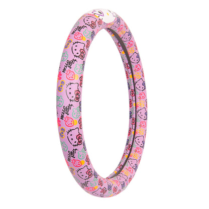 Hello Kitty Steering Wheel Cover, Official Sanrio Car Steering Wheel Cover with Universal Size 14.5 - 15, Cute Steering Wheel Cover for Women