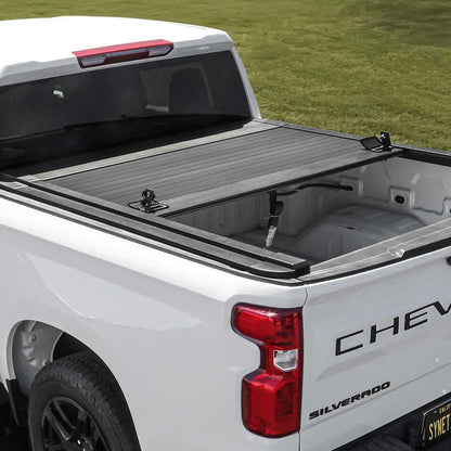 SYNETICUSA Nissan Frontier (6ft Bed) Enhanced MB Retractable Hard Tonneau Cover