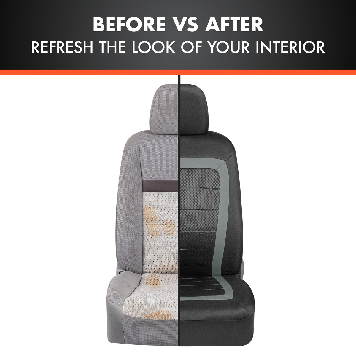 BDK 2-Pack FreshMesh with Honeycomb Backing Front Seat Covers