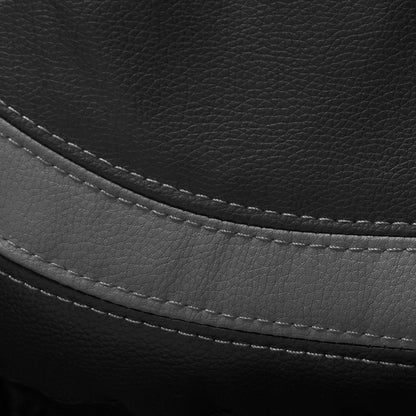 MotorTrend 2-Pack Premium Faux Leather Two-Tone Front Seat Covers
