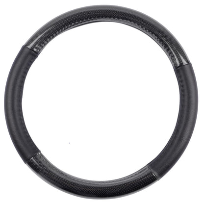 BDK Carbon Fiber Steering Wheel Cover (Fits 14.5" - 15.5")