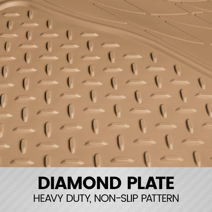 BDK Trunk/Cargo Rubber Liner - Heavy Duty, All Weather, Trim to Fit (53.8" x 43.2")