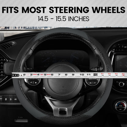 BDK SootheGrip MassageTouch Steering Wheel Cover (Fits 14.5" - 15.5")
