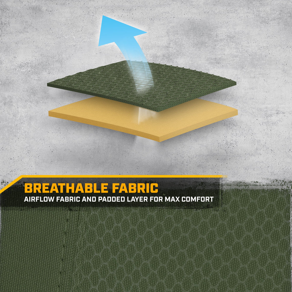 Cat Flexfit Green Rear Seat Cover for Car – Durable Canvas & Mesh Design 60/40 Split Bench Protector for Cars, Trucks & SUVs – Back Seat Cover