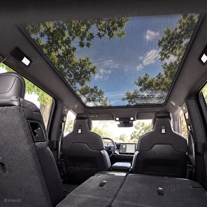 EVBASE Panoramic Glass Roof Sunshade for Rivian R2 Sunroof Shade UV Protection & Heat Insulation