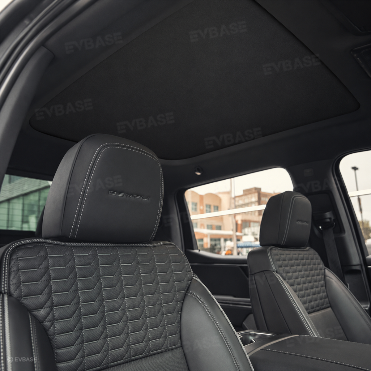 EVBASE Roof Sunshade for Chevrolet Silverado EV RST/GMC Sierra EV Denali Reflective UV Heat Blocker Sun Protection Sun Visor