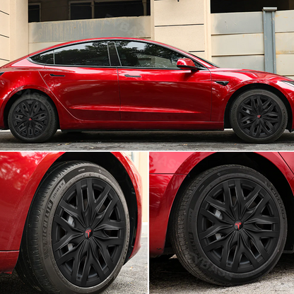 EVBASE Model 3 Highland Wheel Covers 18" Photon Wheels Hubcaps Inspired By Model Y Performance