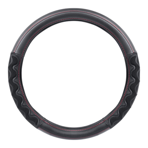 MotorTrend MaxGrip Breathable Traction Grip Steering Wheel Cover (Fits 14.5" - 15.5")
