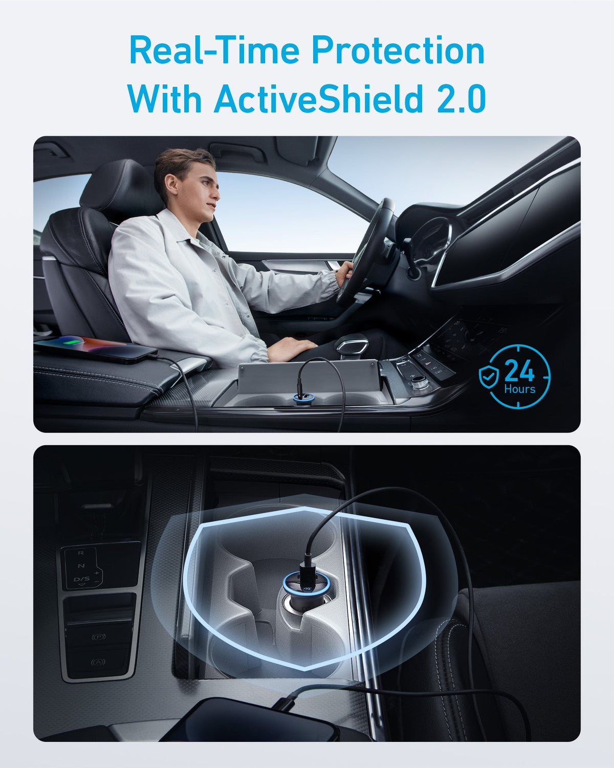 Anker 323 Car Charger 52.5W Dual-Port Fast Charger - image 5