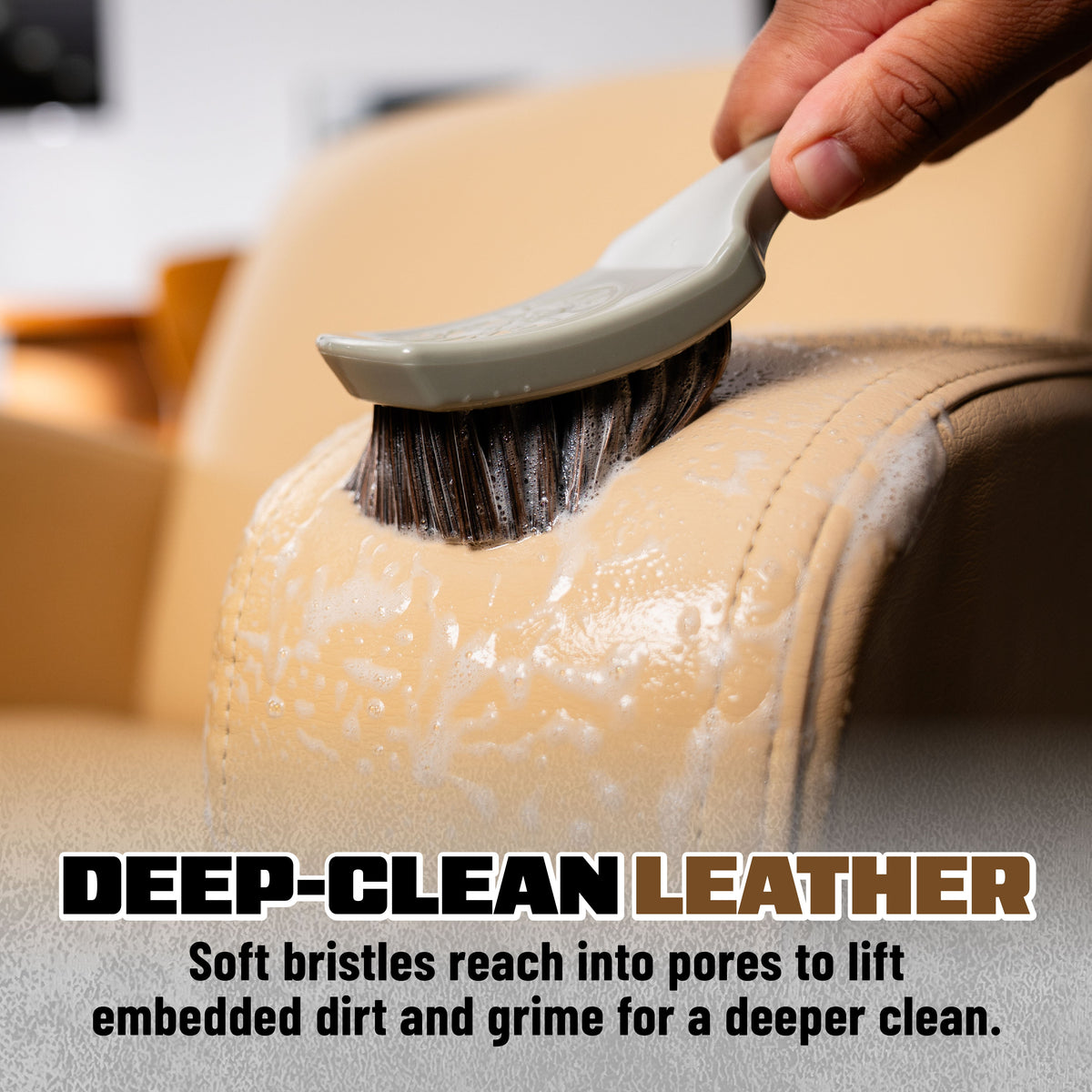 Chemical Guys Nifty Leather Cleaning Brush