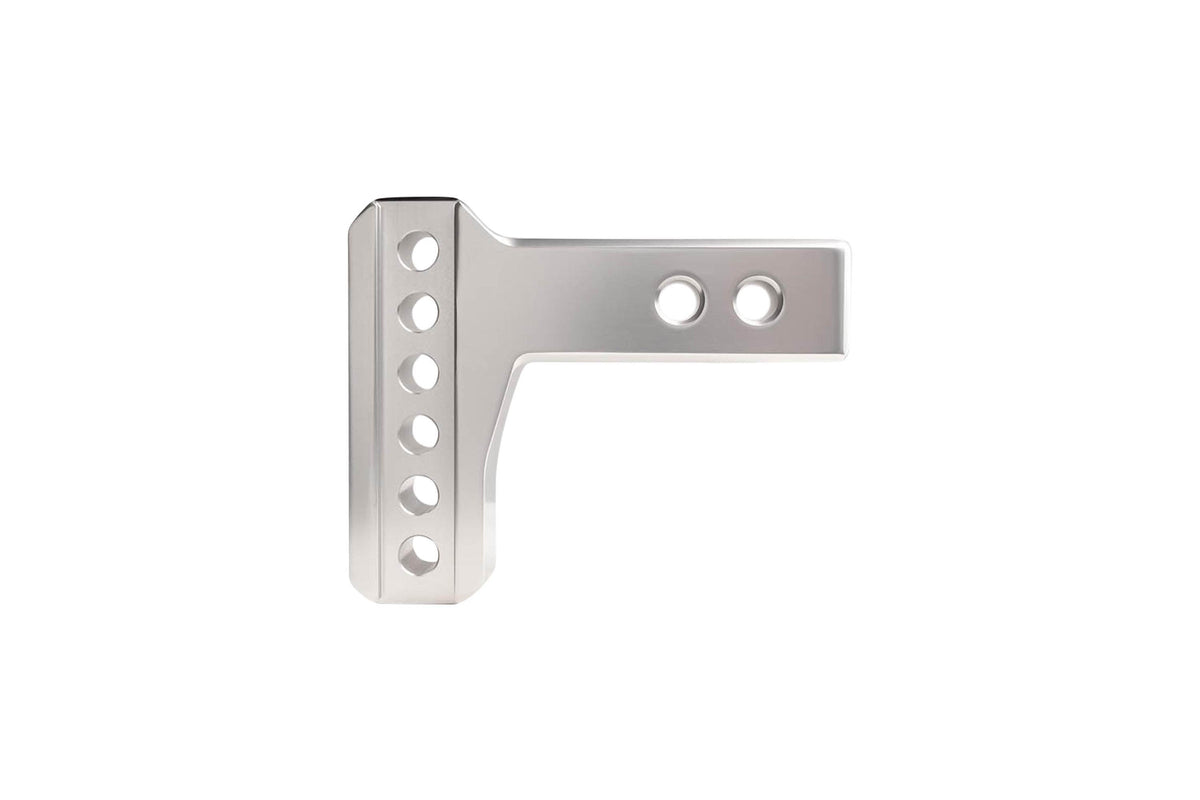 BulletProof Hitches 2.0" Aluminum Medium Duty Hitch 2" Drop/Rise w/ Stainless Steel Dual Ball