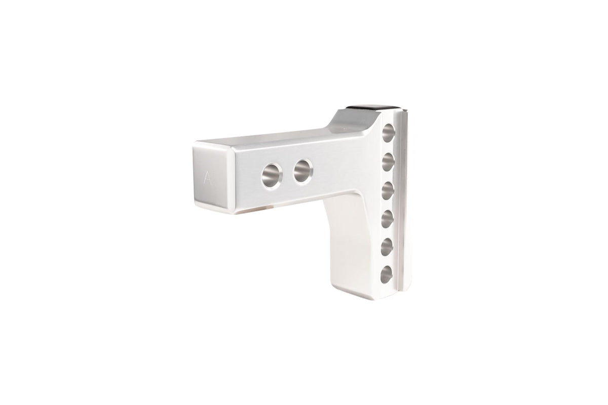 BulletProof Hitches 2.0" Aluminum Medium Duty Hitch 2" Drop/Rise w/ Stainless Steel Dual Ball