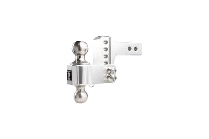 BulletProof Hitches 2.0" Aluminum Medium Duty Hitch 2" Drop/Rise w/ Stainless Steel Dual Ball