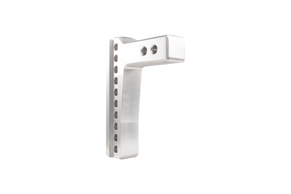 BulletProof Hitches 2.0" Aluminum Medium Duty Hitch 6" Drop/Rise w/ Stainless Steel Dual Ball