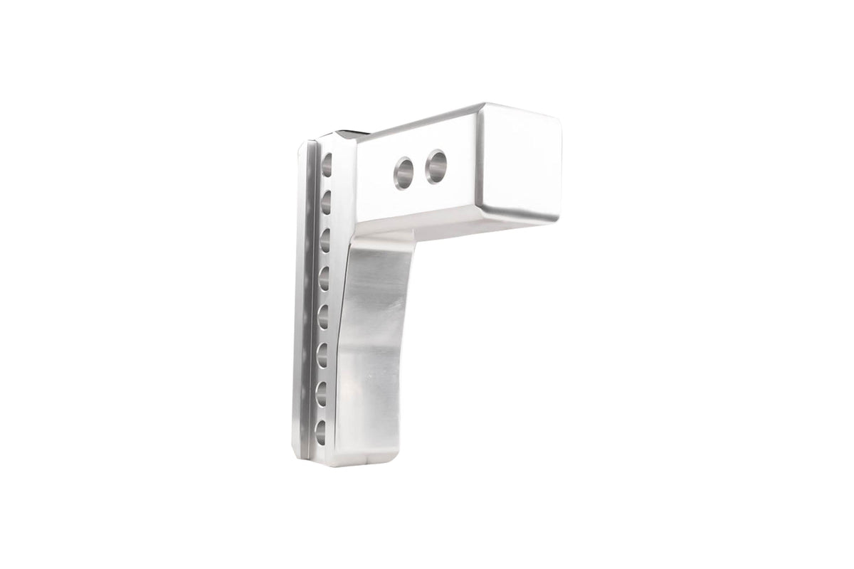 BulletProof Hitches 2.5" Aluminum Medium Duty Hitch 4" Drop/Rise w/ Stainless Steel Dual Ball
